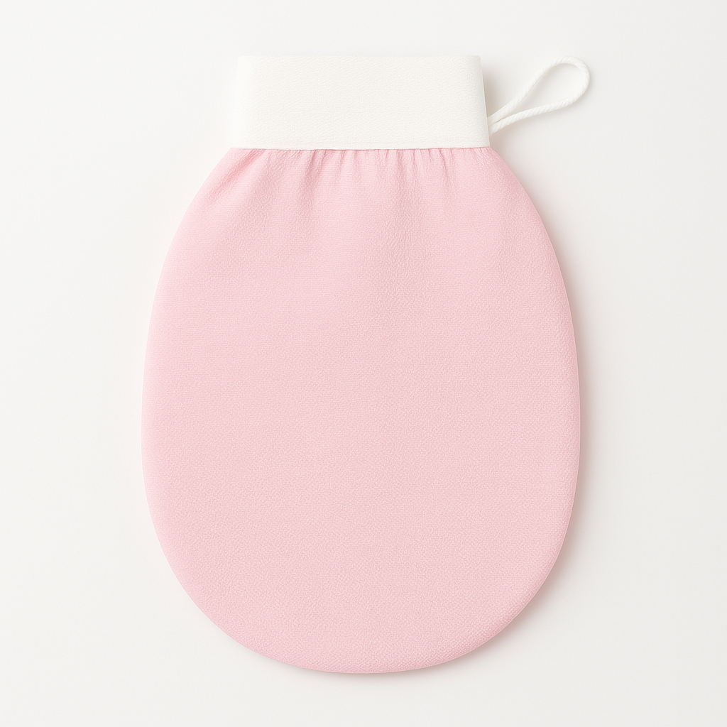 Guanto esfoliante per peli incarniti e cellule morte