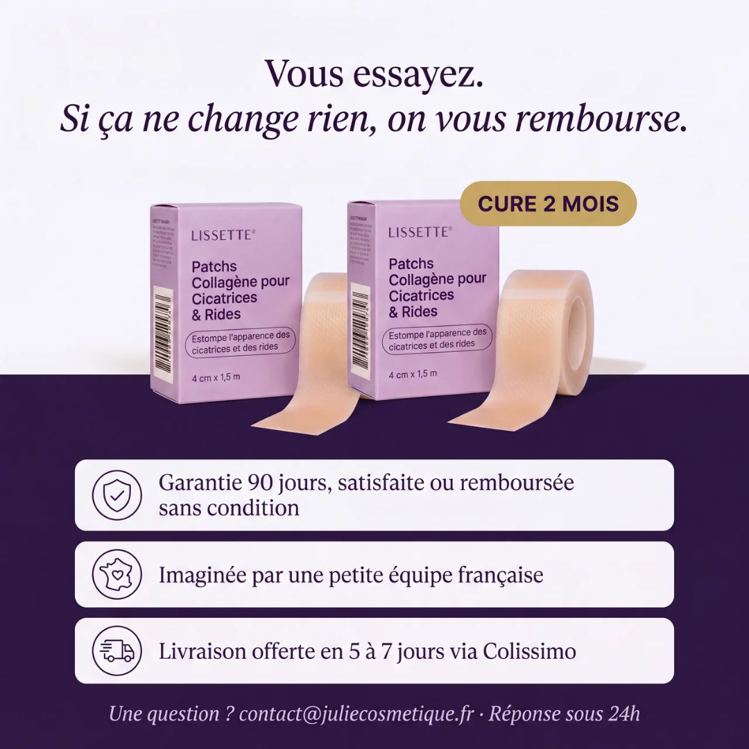 Lissette™ Patchs Collagène en Silicone