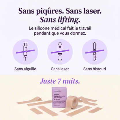 Lissette™ Patchs Collagène en Silicone
