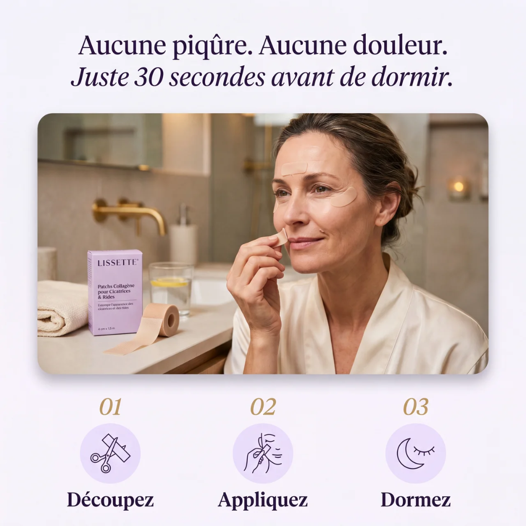 Lissette™ Patchs Collagène en Silicone
